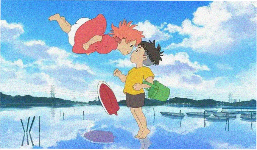 编辑精选榜横幅：古镇黄昏屋檐线与晾晒的蓝印花布